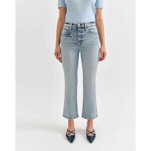 Daze $98 Shy Girl Crop Flare Jeans Hug Denim PDA Womens Size 31 NEW